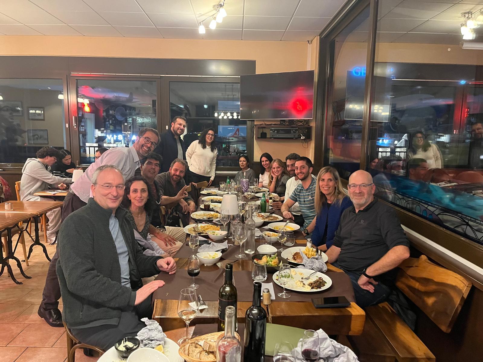 Dinner with Palestinian and Israeli Activists